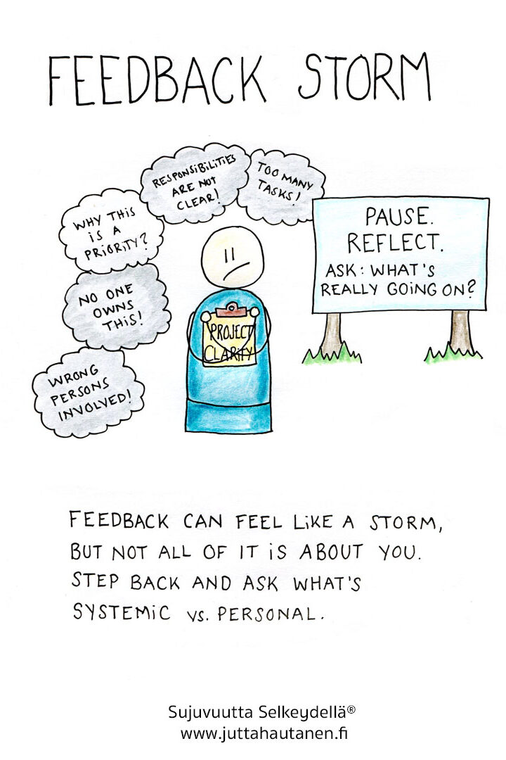 Palautemyrskyt projekteissa