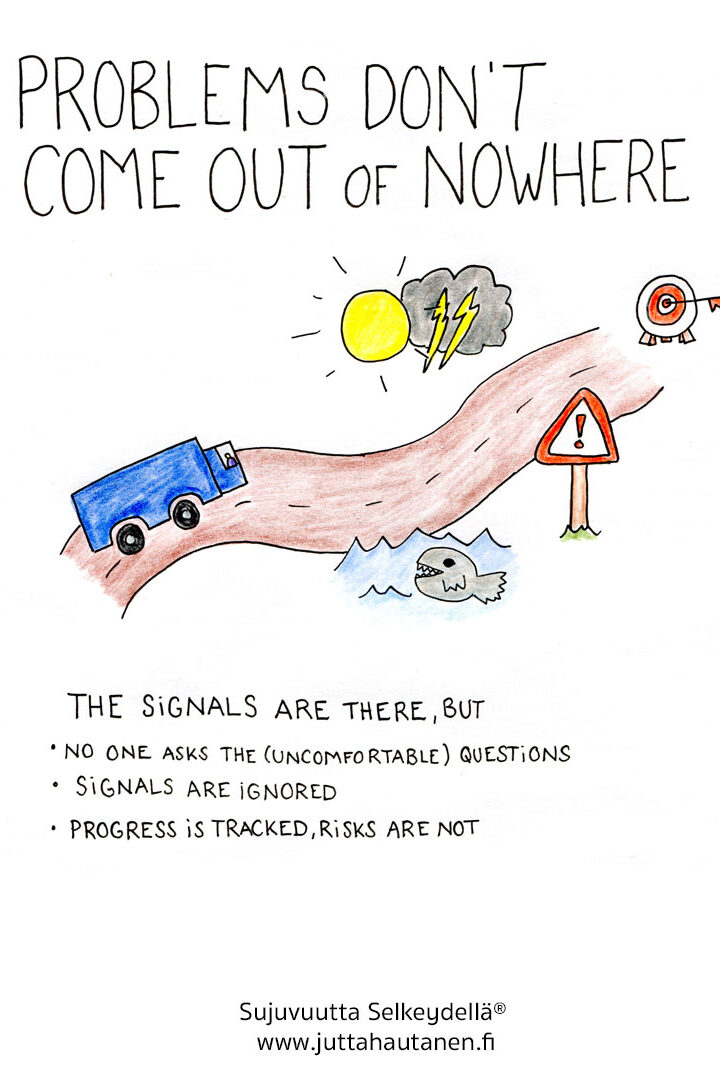 Ongelmat eivät synny tyhjästä