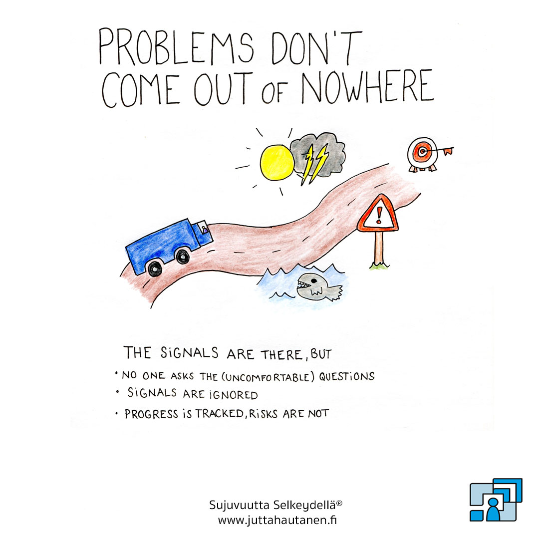 Ongelmat eivät synny tyhjästä