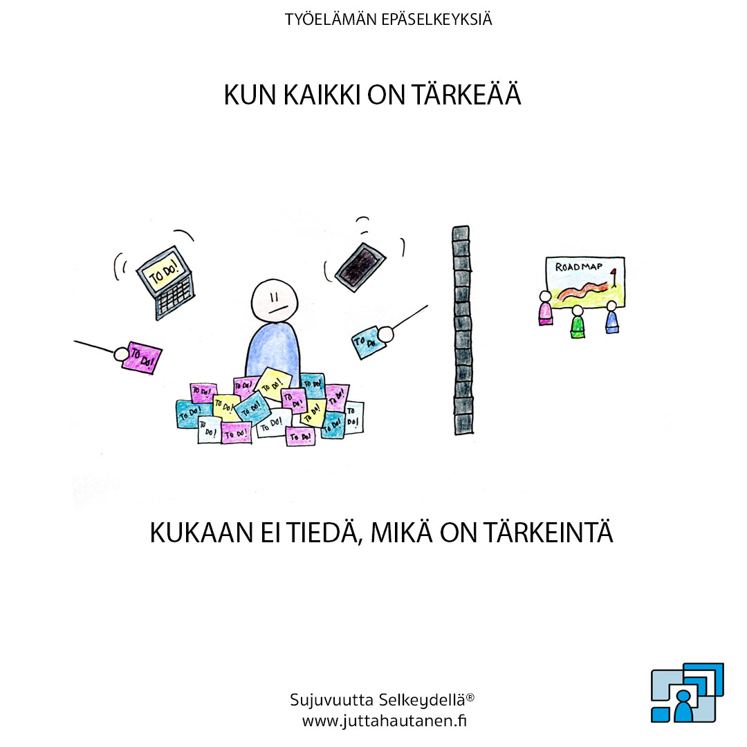 Kukaan ei tiedä mikä on tärkeintä