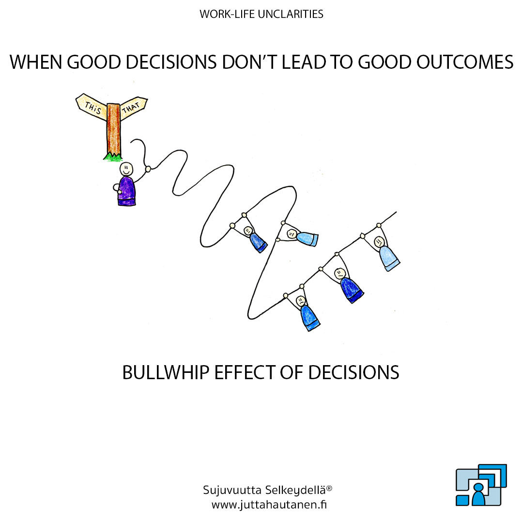 Bullwhip effect of decisions Bullwhip effect of decisions