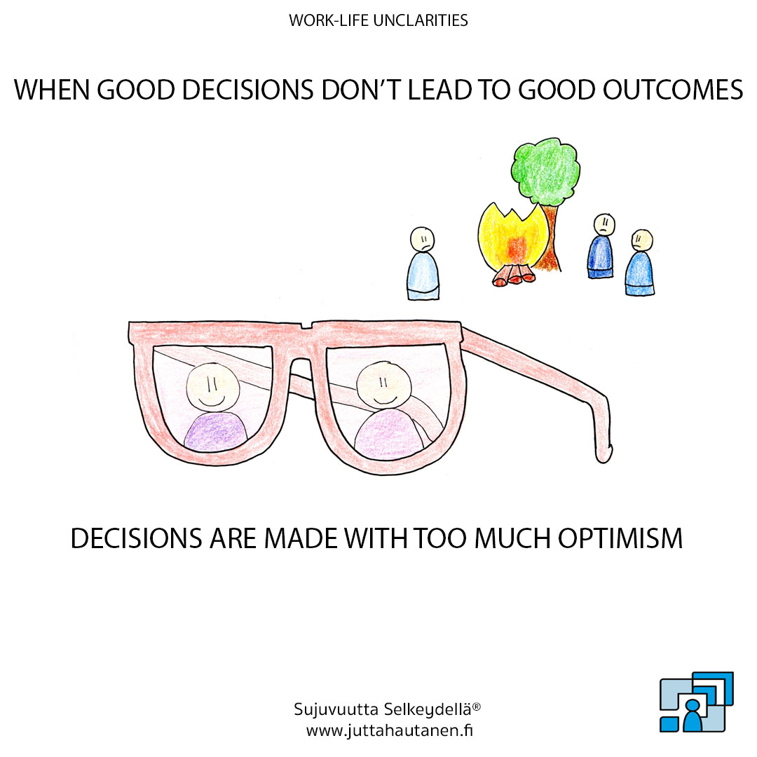Decisions are made with too much optimism
